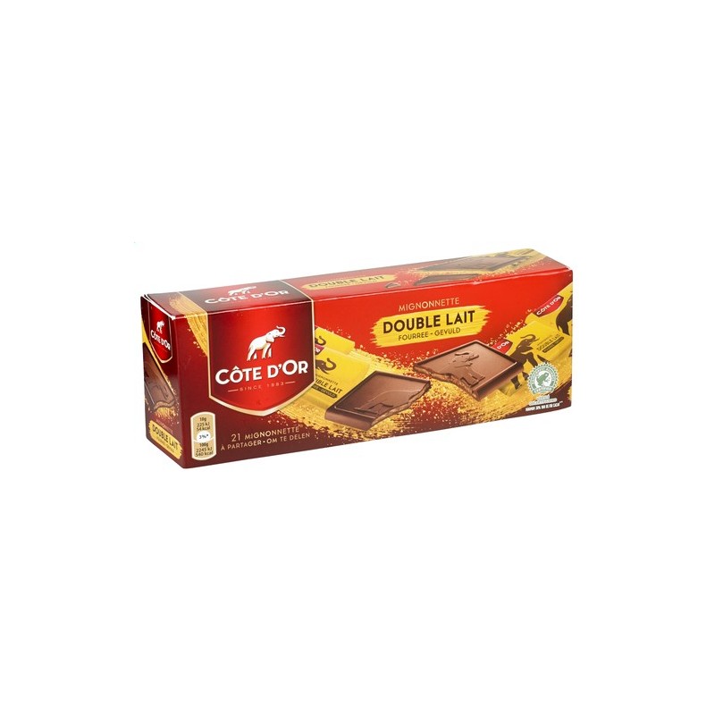 Pack Côte d'Or mignonette double milk 210 gr