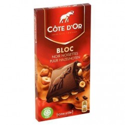 Côte d'Or dark & hazelnut tablet 200 gr