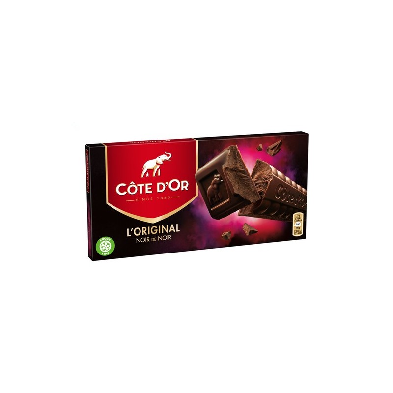 Côte d'Or noir de noir tablet 400 gr