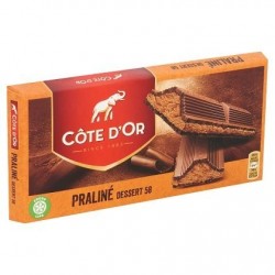 Chocolat belge Côte d'or - Barres Côte d'Or pistache 6 x 47gr