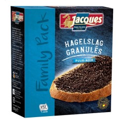 Boite Jacques  granulés pur noir  350 gr