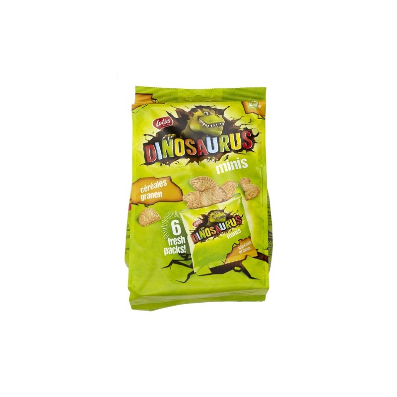 LOTUS dinosaurus mini céréales 6x25g