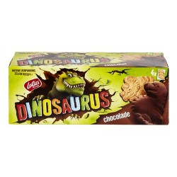 LOTUS DINOSAURUS bisc. chocolat 4pc 225g