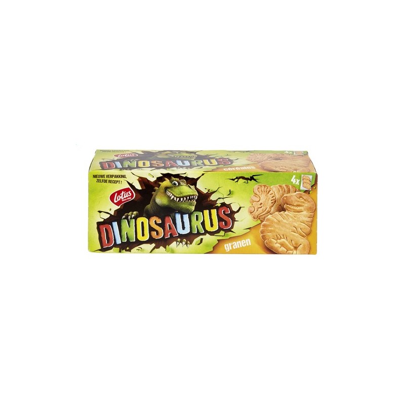 LOTUS DINOSAURUS bisc. céréals 4pc 175g