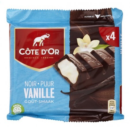 Pack barre Côte d'or vanille 6 x 47 gr