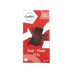 Galler 70% intense dark bar 80 gr