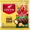 Pack of 4 x 47 gr bars of Côte d'Or milk & banana