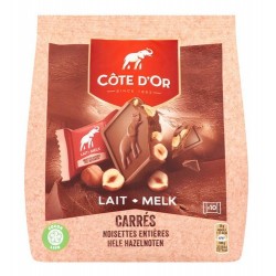 Côte d'Or carrés au lait et...