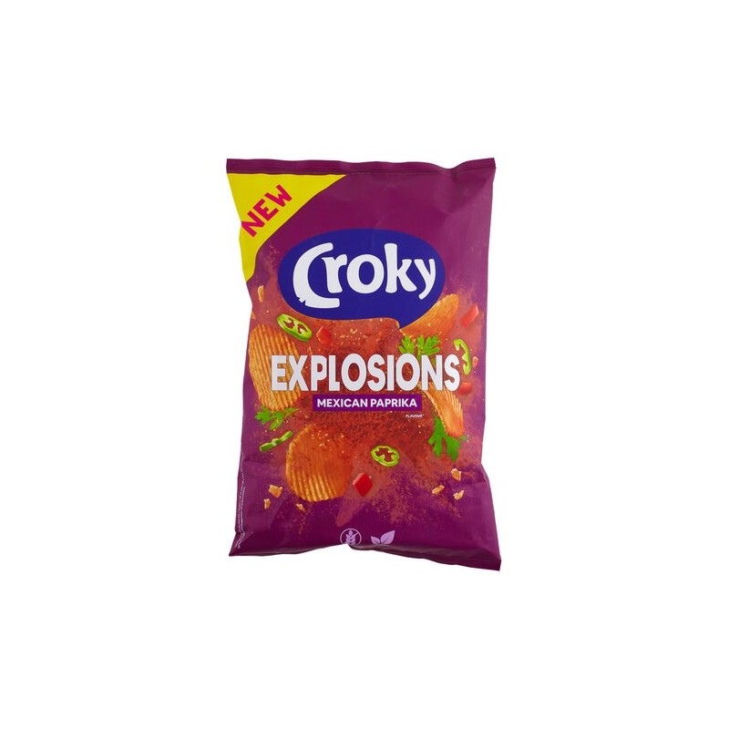 CROCKY Chips Explosions Mexican Paprika 150 gr