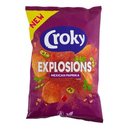 CROCKY Chips Explosions Mexican Paprika 150 gr