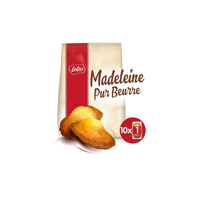 Lotus Madeleine Pure Butter 10 x 28 g