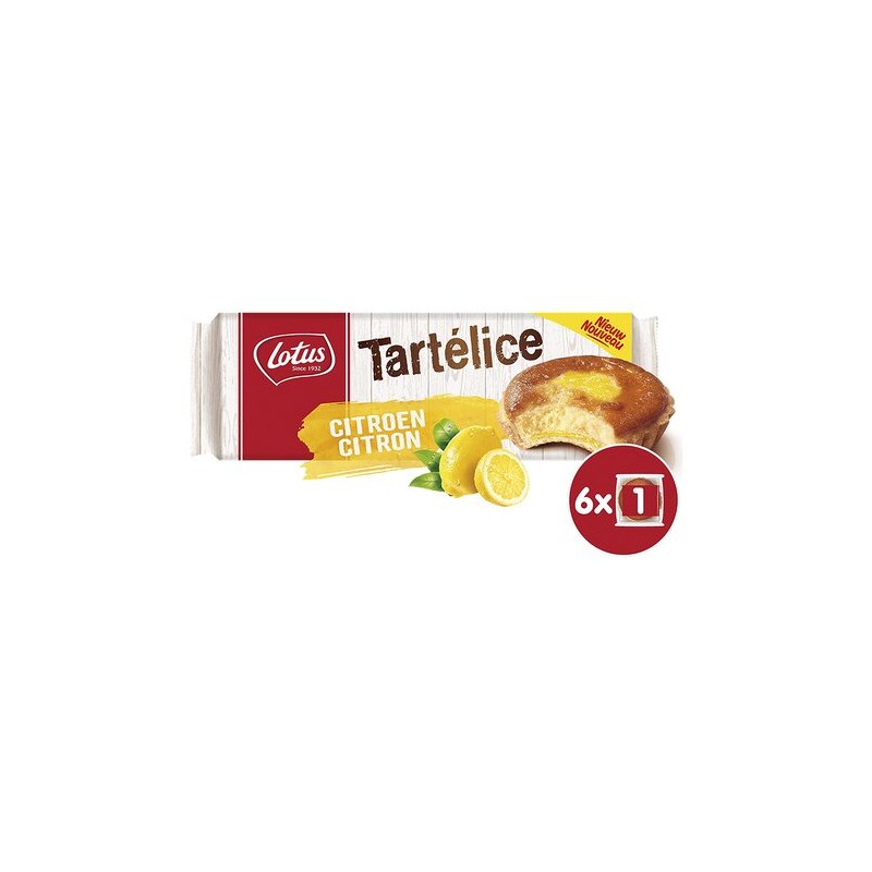 Lotus lemon tartelice 6 pc 345g