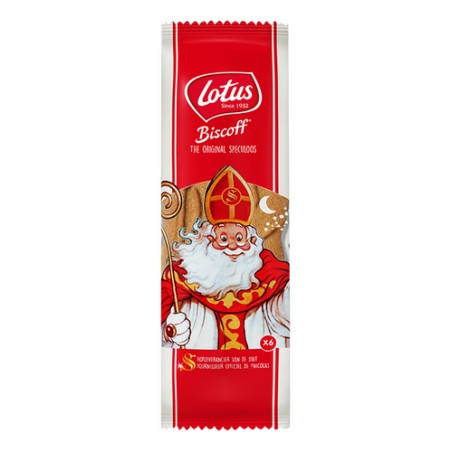 LOTUS Biscoff Saint-Nicolas spéculoos 6 p 127,5g