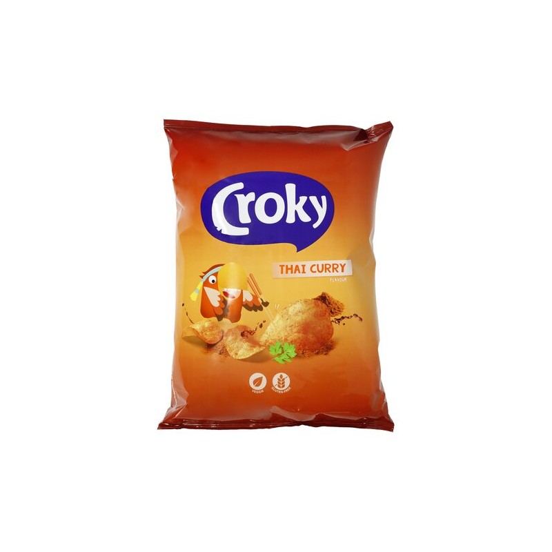 Crocky Chips Thai Curry 175 gr