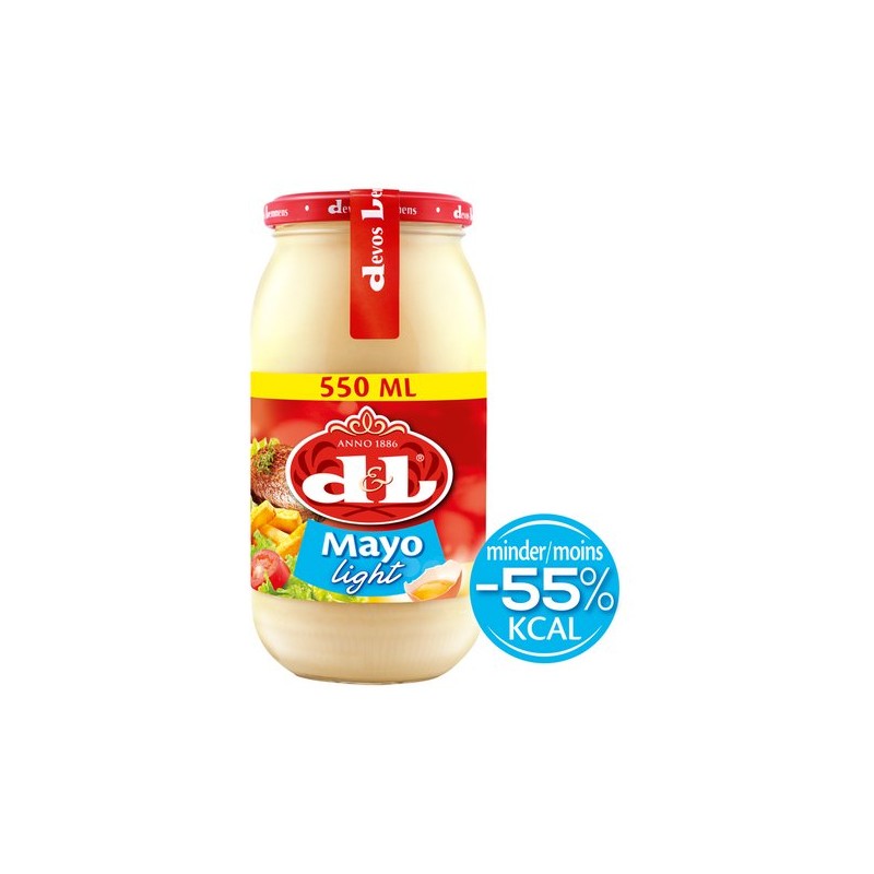 Devos Lemmens egg mayonnaise light 550 ml