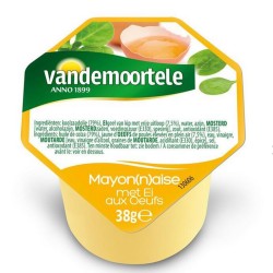 Vandemoortele portions Mayonnaise aux oeufs  40ML 120 PC