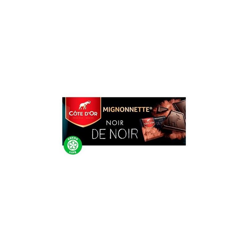 Côte d'Or mignonette noir de noir 240gr