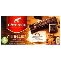 Tablette Côte d'Or noir culinaire 400gr