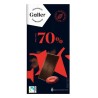 Tablette Galler noir 70 % intense  80gr