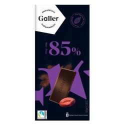 Tablette Galler Chocolat  Noir 85% profond 80gr