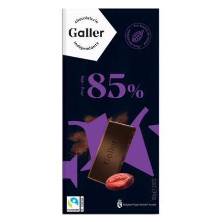 Galler bar Dark Chocolate 85% deep 80 gr