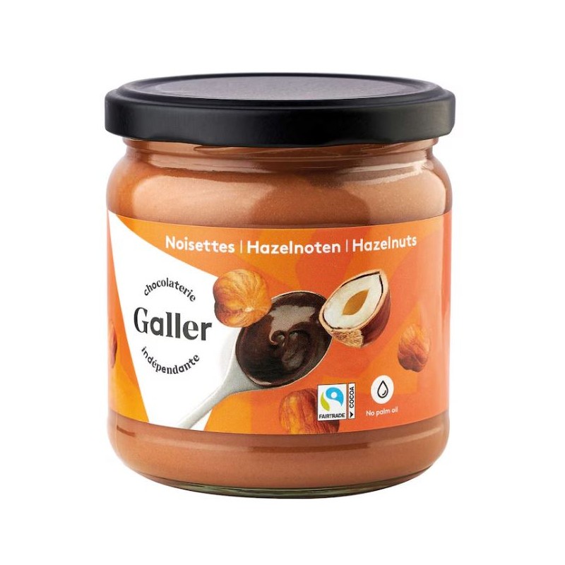 Pâte à tartiner Galler noisette 400gr