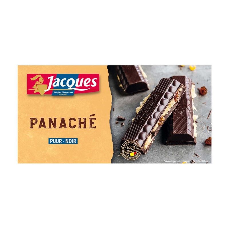 Pure and variegated black Jacques tablet 200gr