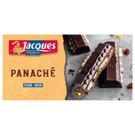 Tablette Jacques noir pur et panaché 200gr