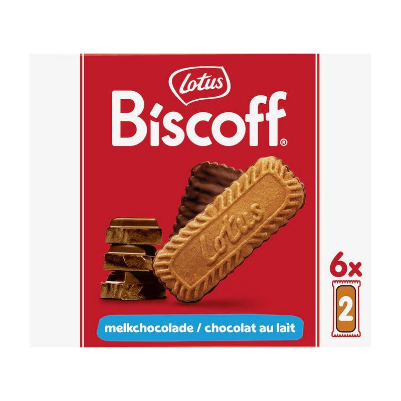 Lotus Biscoff speculoos au chocolait au lait 162 gr