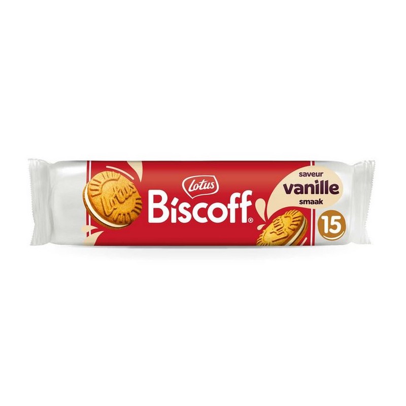 Lotus Biscoff speculoos fourré vanille 150 gr