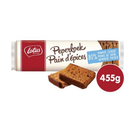 LOTUS pain d'épices moins sucre 455g