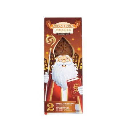 VERMEIREN St-Nicolas artisanal speculoos and chocolate 2 p 160g