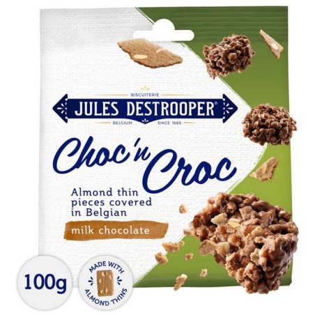 JULES DESTROOPER Choc 'n Croc Croquants aux Amandes 100g