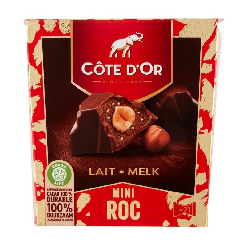 Côte d'Or Chocolat Mini Roc lait 195 gr