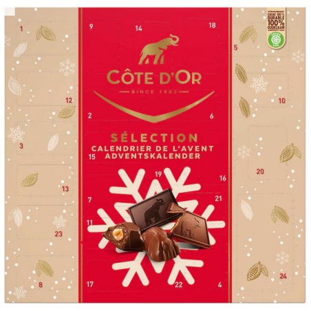 Côte d'Or Calendrier de l'Avent adulte 235 gr