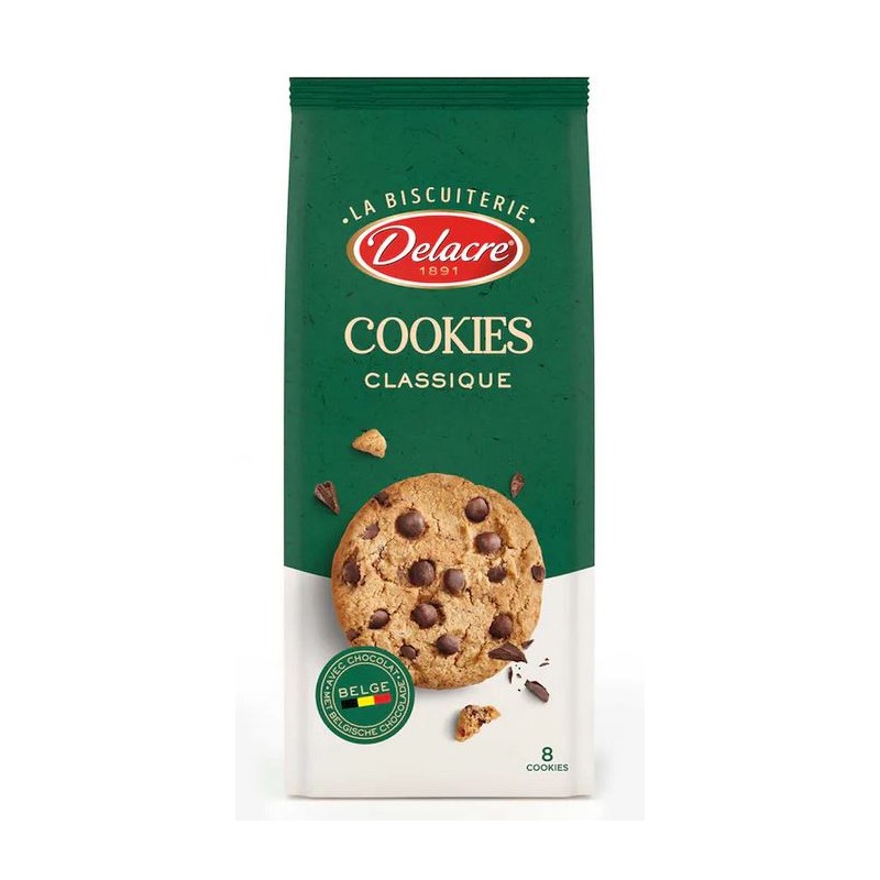 Delacre Cookies Classic Chocolate 136 g