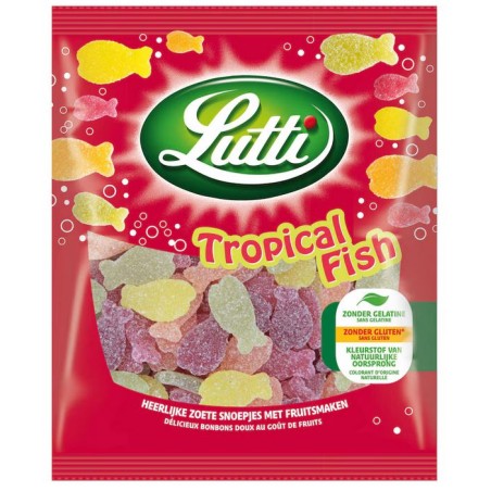 LUTTI bonbon acidulé Tropical Fish 175g