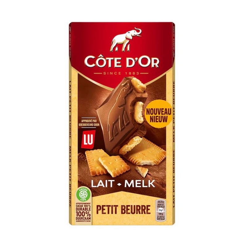 Côte d'Or Chocolat Au Lait Petit Beurre 170 gr