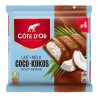 CÔTE D'OR Chocolat Lait Noix Coco 4x44g