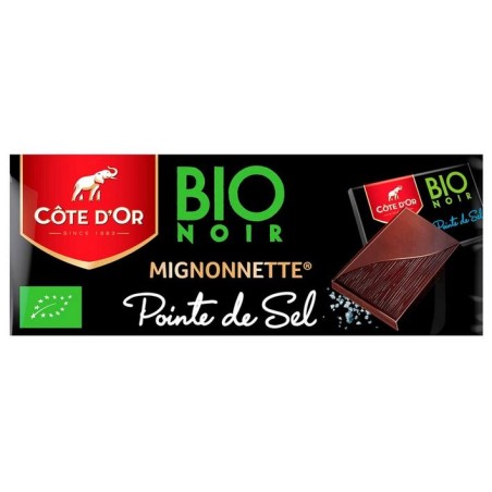 Côte d'Or Mignonnettes Chocolat Noir Pointe Sel BIO 180 gr