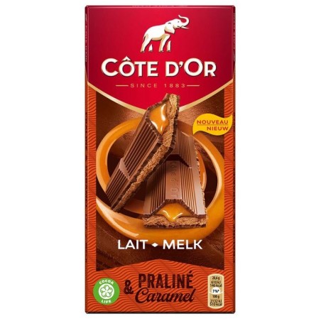 Côte d'Or Chocolat Praliné Caramel 200 gr