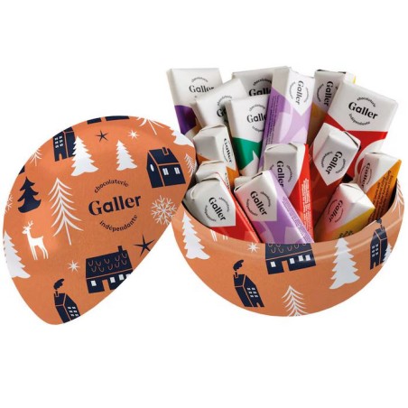 Galler Chocolat Boule de Noël fairtrade 160 gr