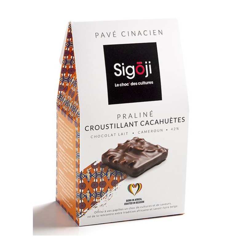 Sigoji Pavé Cinacien Crunchy Peanut Praline 100 gr