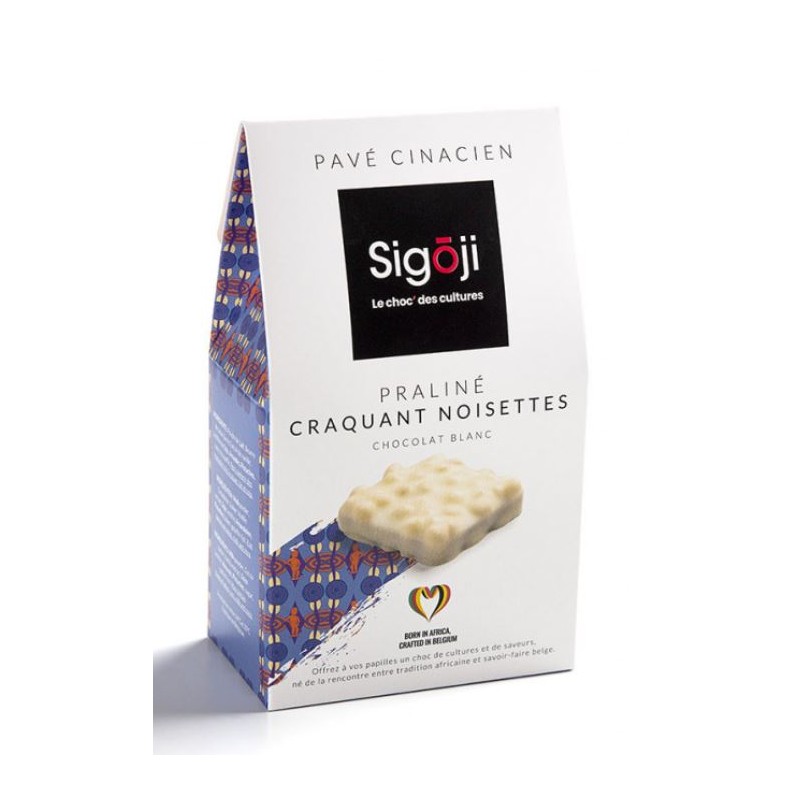 Sigoji Pavé Cinacien Praliné Craquant Noisettes 100 gr