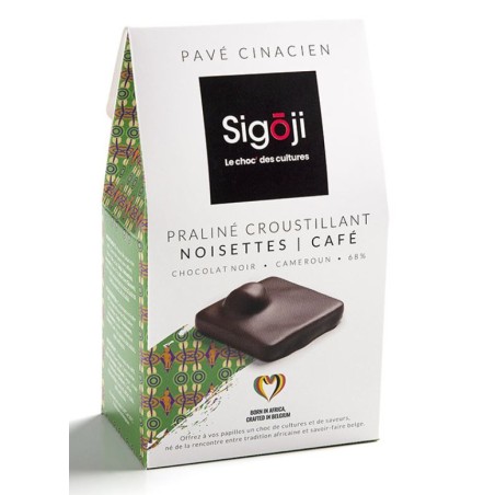 Sigoji Pavé Cinacien Crunchy Hazelnut Coffee Praline 100 gr