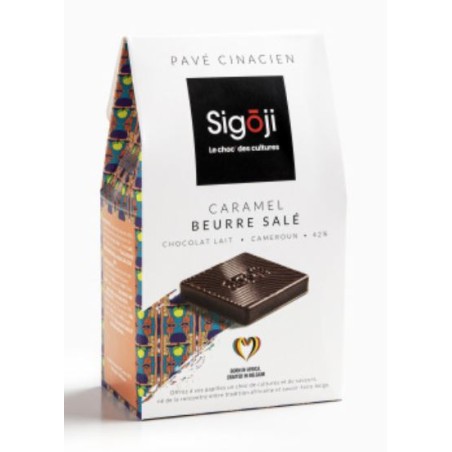 Sigoji Pavé Cinacien Caramel Beurre Salé 100 gr