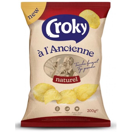 Croky Chips Old Fashioned Natural 200 gr