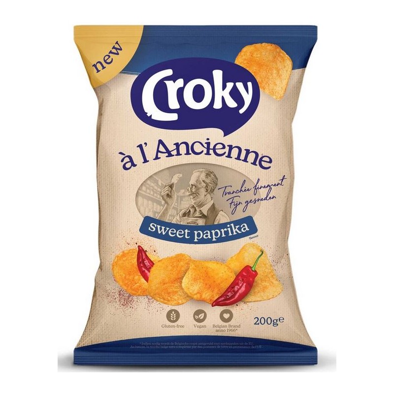 CROKY à l'ancienne chips paprika 200g