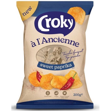 CROKY  Chips à l'Ancienne Sweet Paprika 200g