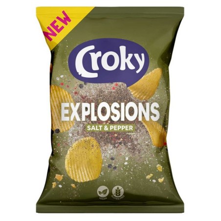 CROKY Pepper and Salt Explosion Chips 150 gr